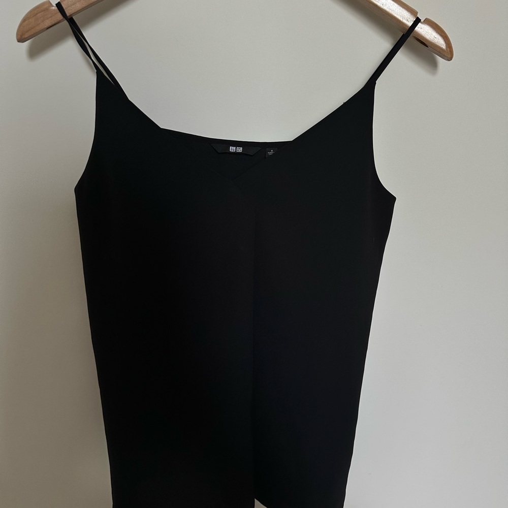 Black Uniqlo Spaghetti Strap Top